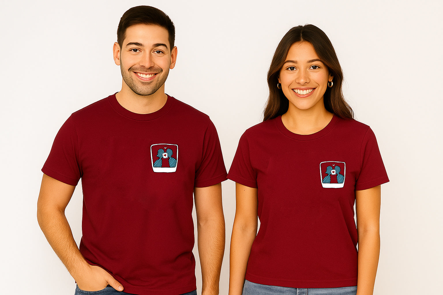 Taken Art Couple T-Shirt
