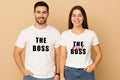 The Boss and The Real Boss Matching Couples T-Shirt