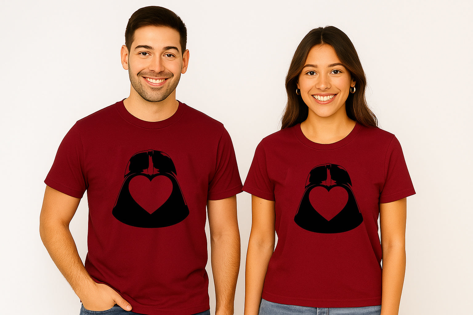 The Force Is Strong With You Couple T-Shirt