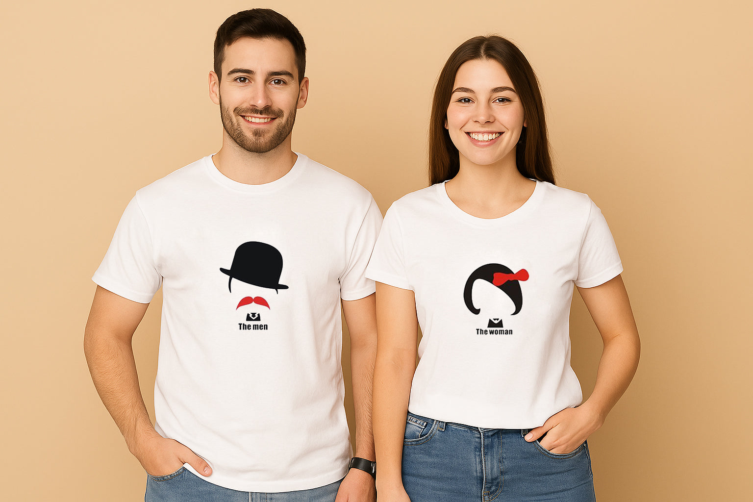 The Man And The Women Couple T Shirt