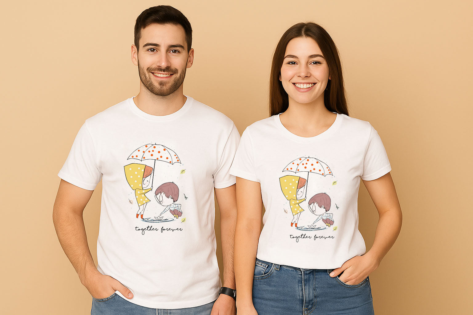 Together Forever Art Couple T Shirt