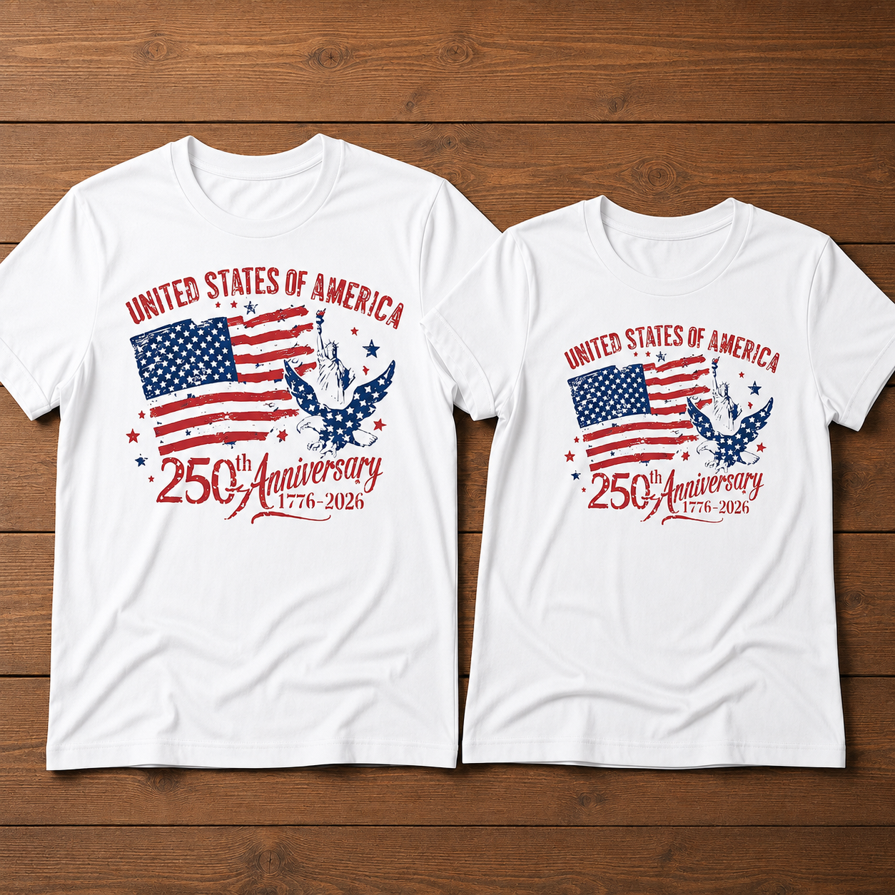 USA 250th Anniversary 1776 2026 T-Shirt