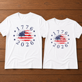 USA Anniversary 1776 2026 Couple T-Shirt