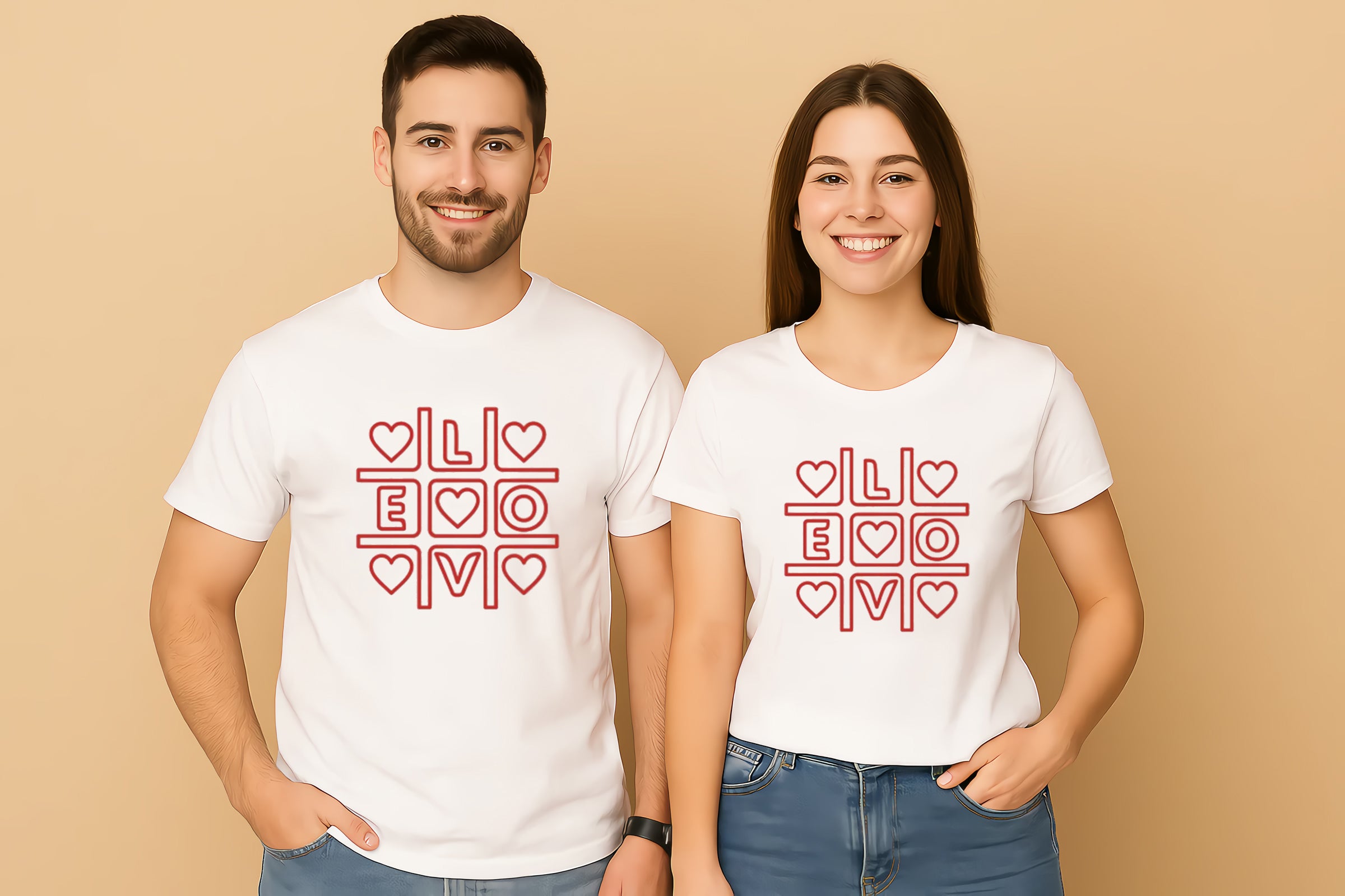 Unique Valentine Matching Love T-Shirt