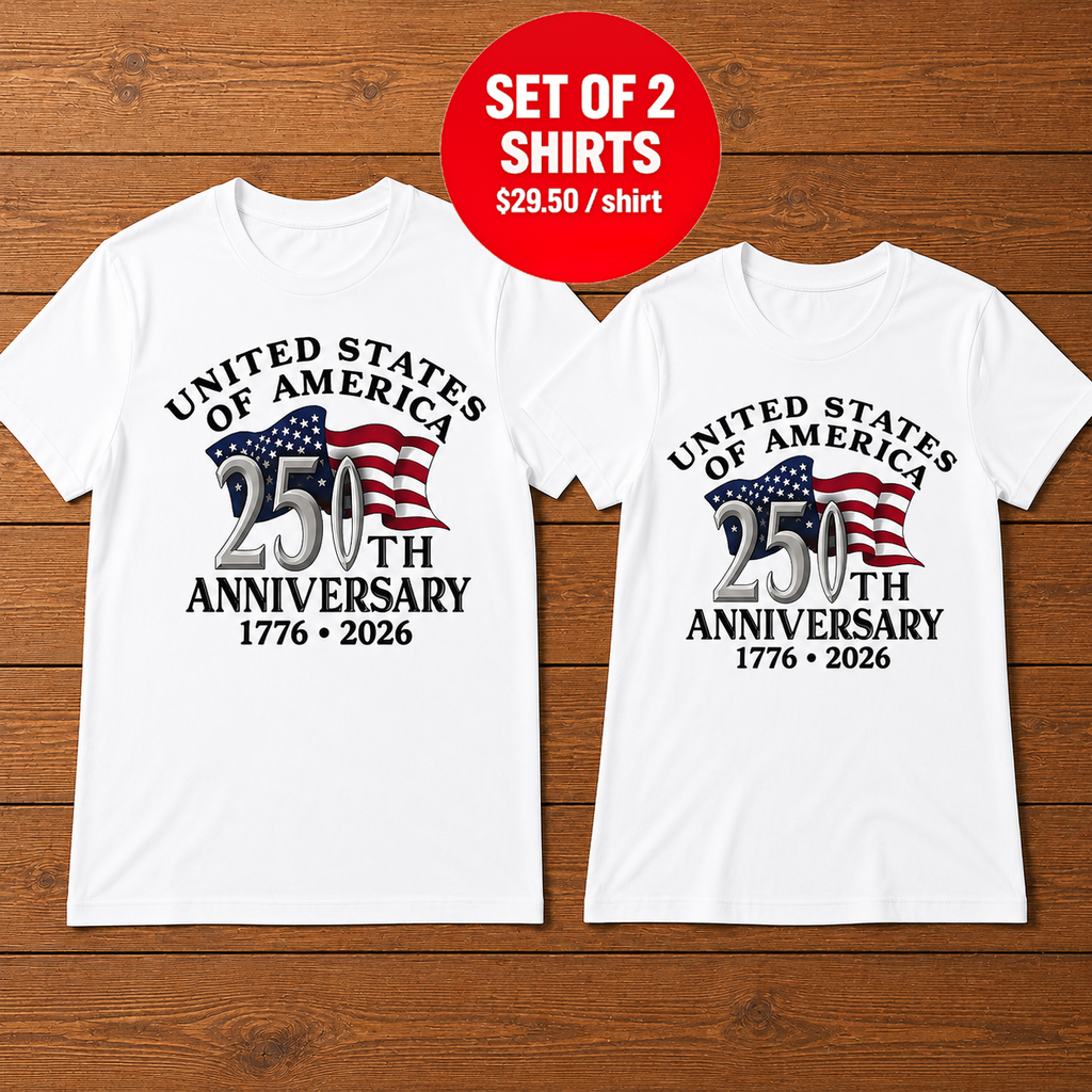 United States Of America 250th Anniversary T-Shirt