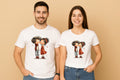 Valentine Clipart Romantic Couple T-Shirt