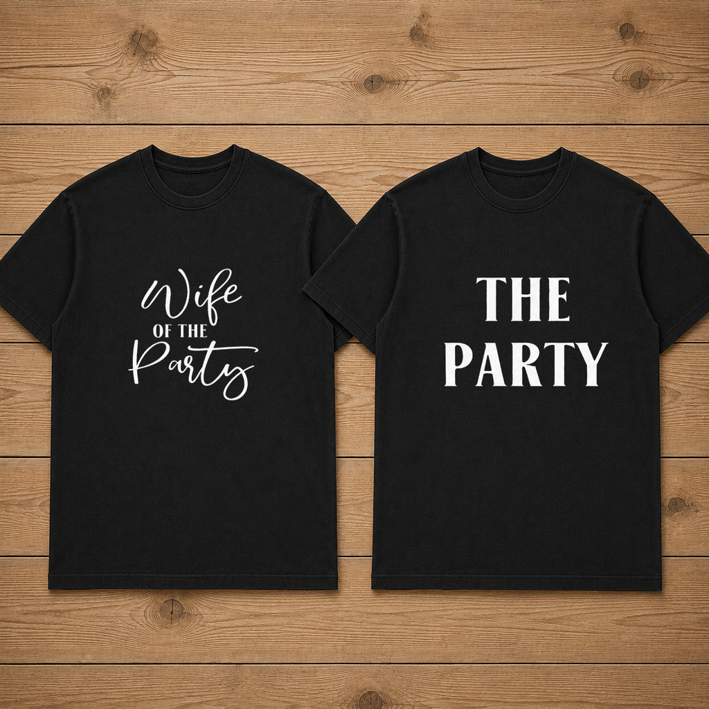 Wife Of The Party Couple T Shirt