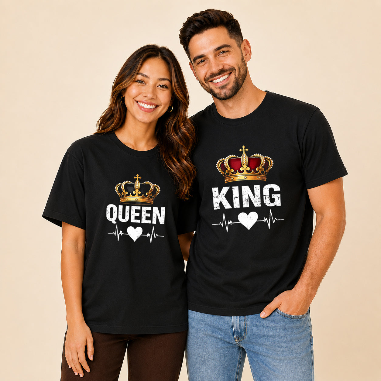 king queen potrait T-Shirt
