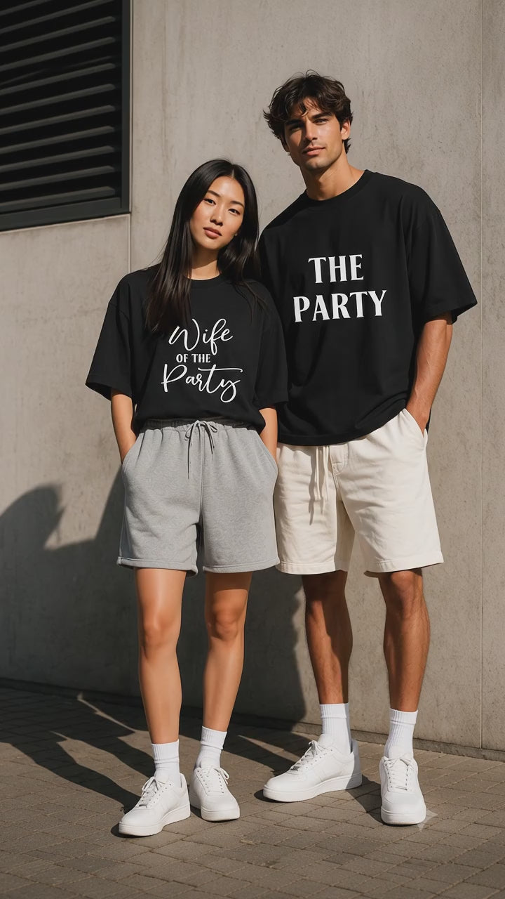 Wife Of The Party Couple T Shirt