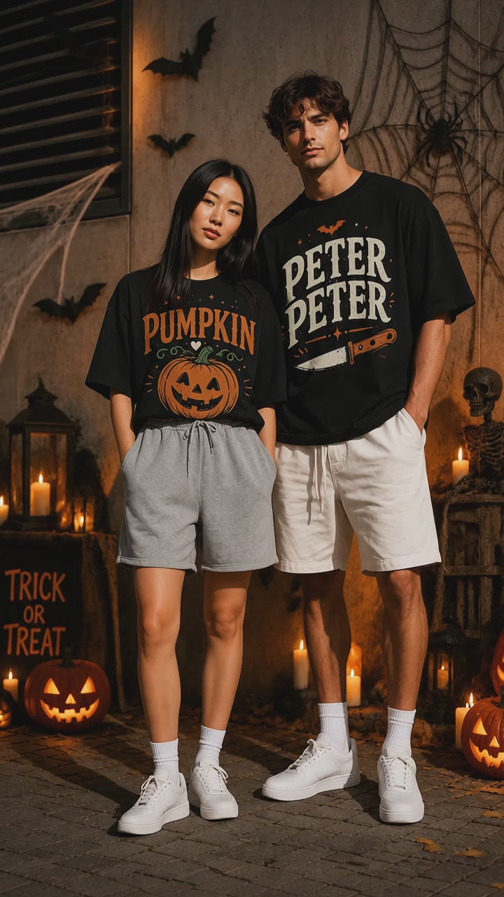 Peter Peter Pumpkin Matching Couple T-Shirt