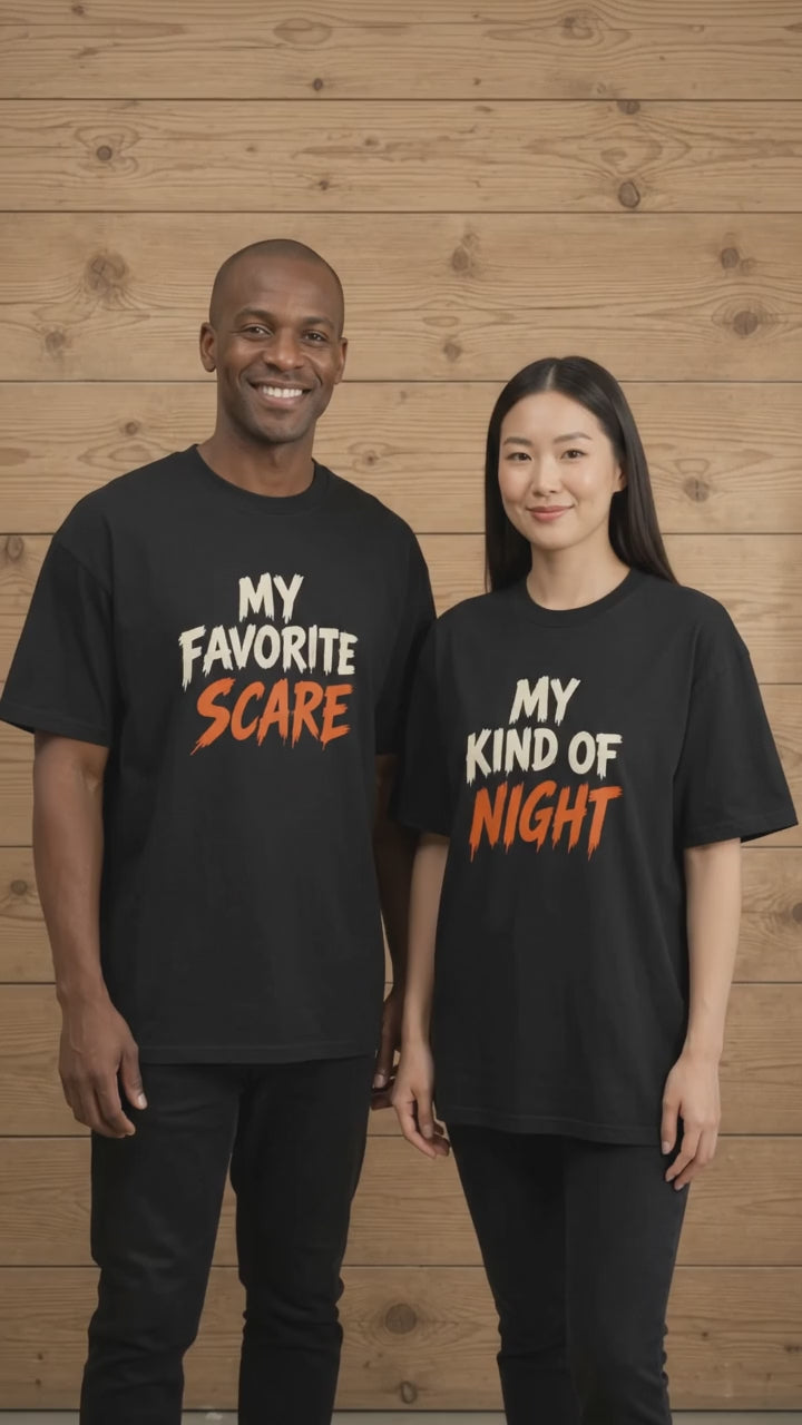Matching Halloween Couple T-Shirt