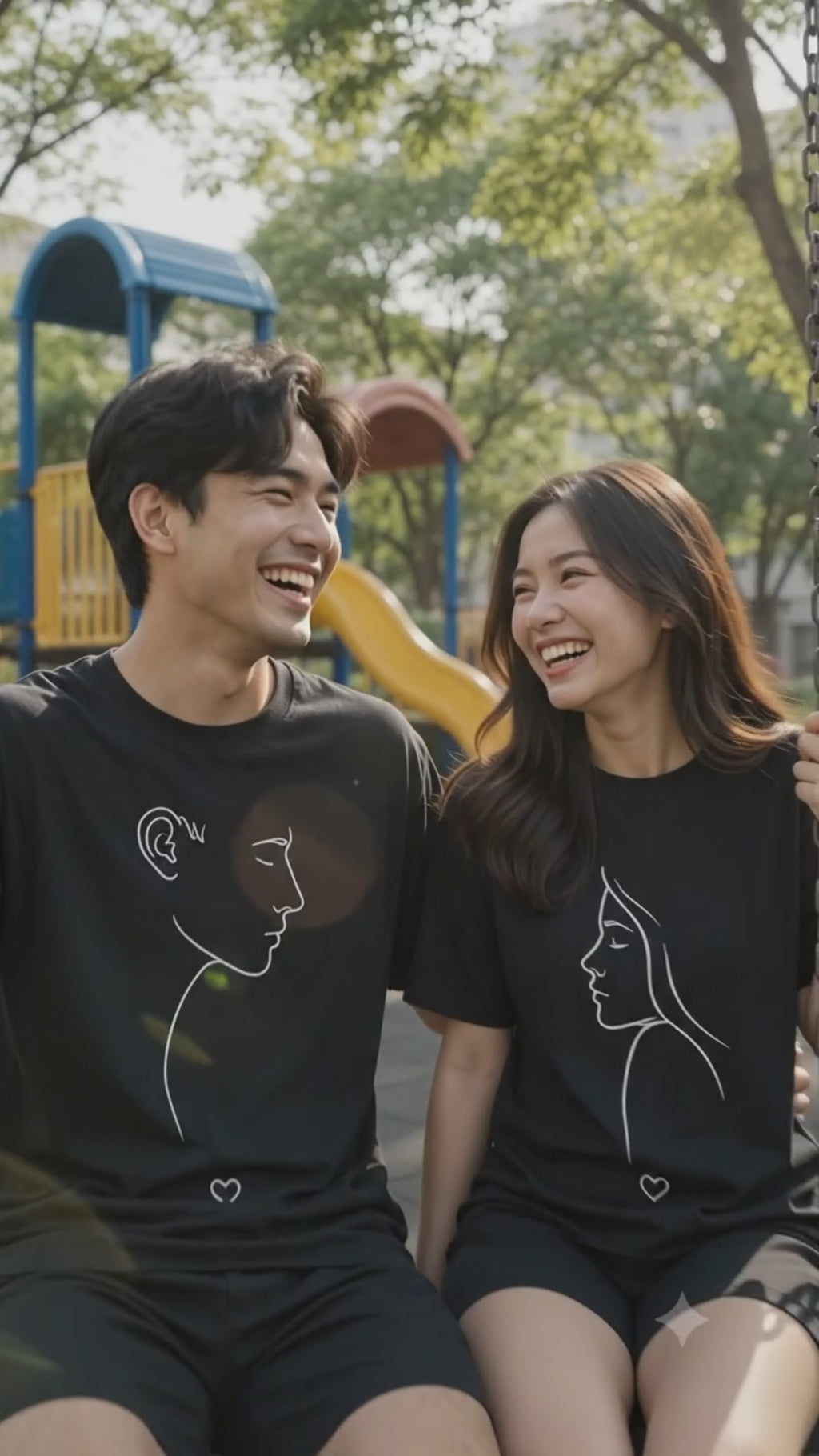 Man And Woman Love Couple T-shirts