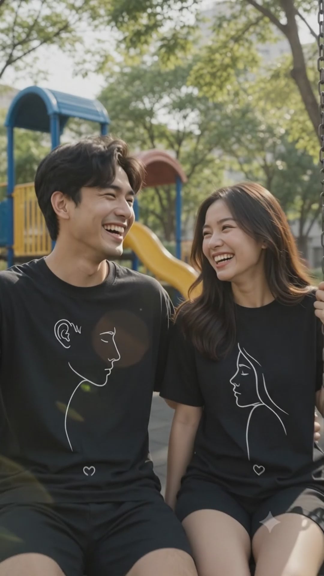 Man And Woman Love Couple T-shirts
