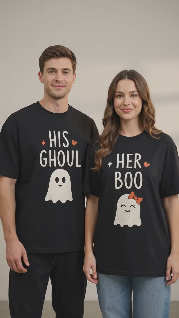 His Ghoul Her Boo Matching T-Shirt