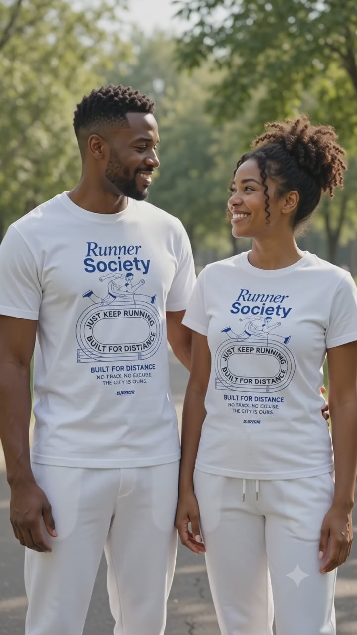 Runner Society Just Keep Running T-shirt