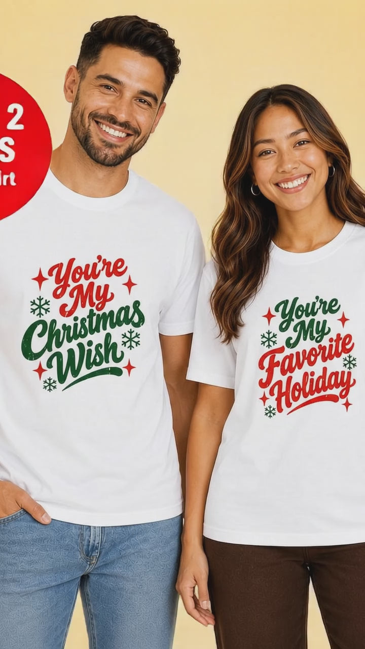 Christmas Wish Couple T-Shirt