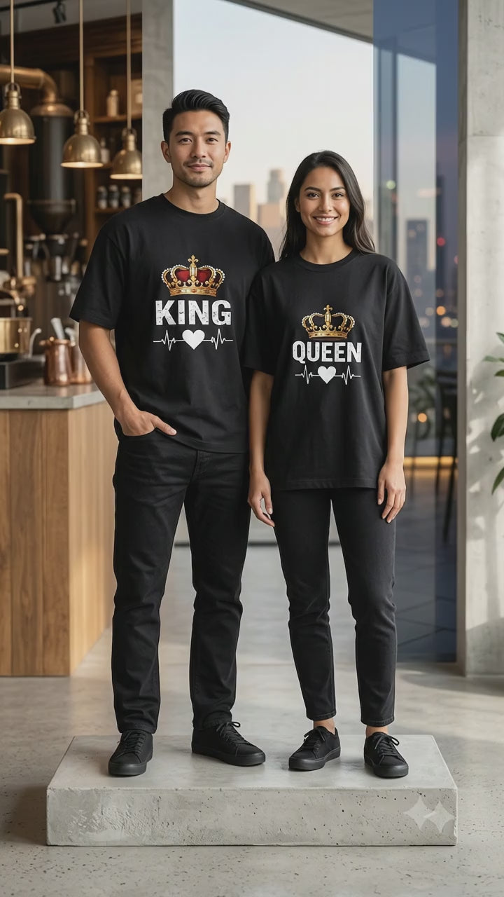 king queen potrait T-Shirt